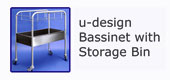 #18240 Bassinet with Storage Bin